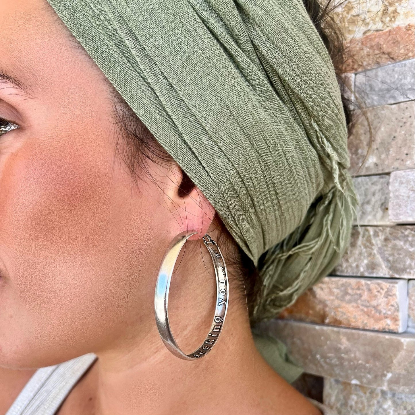 What You Seek Hoop Earrings