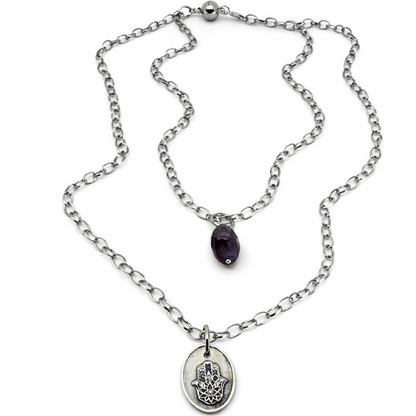 My Thoughts Create My Reality Dainty Necklace