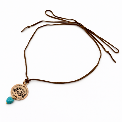 Remember Who the F*ck You Are Leather Necklace