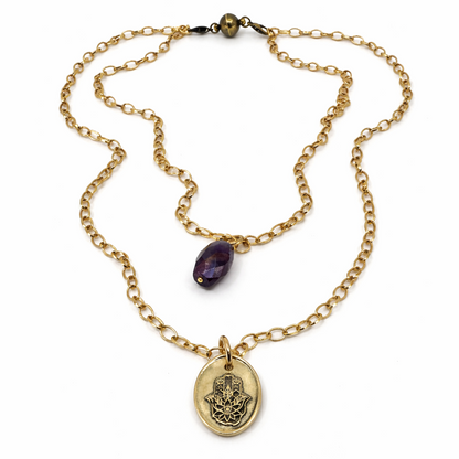 My Thoughts Create My Reality Dainty Necklace