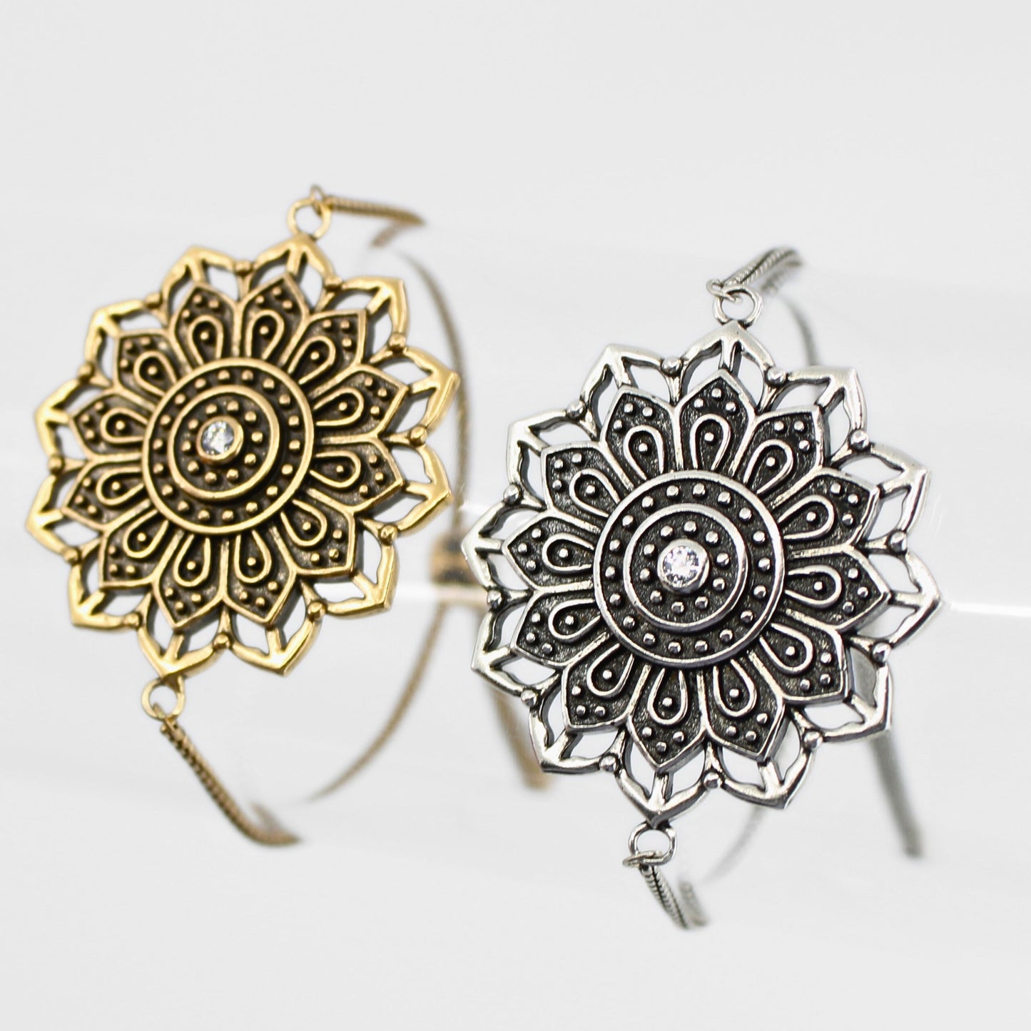 Remember Who You Are Flower Mandala Adjustable Bracelet