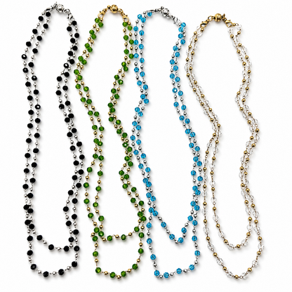 Rosary Dainty Layering Necklace