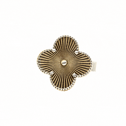 All Is Well Clover Adjustable Ring