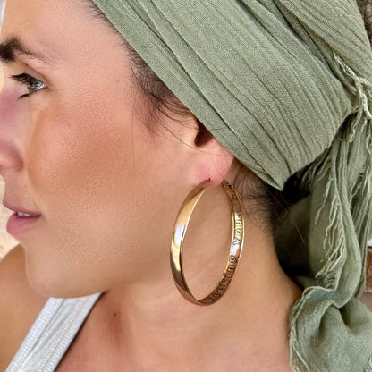 What You Seek Hoop Earrings