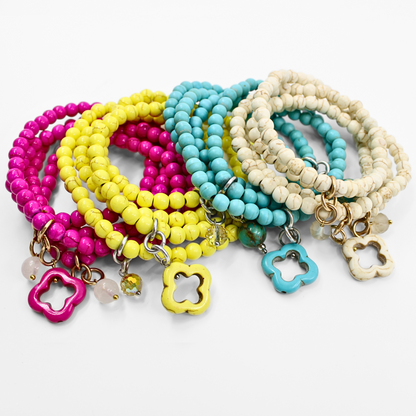 Howlite Wrap Bracelet/Necklace