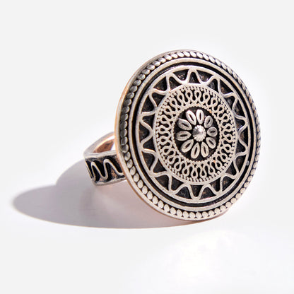 It's All Good Mandala Inspire Adjustable Ring