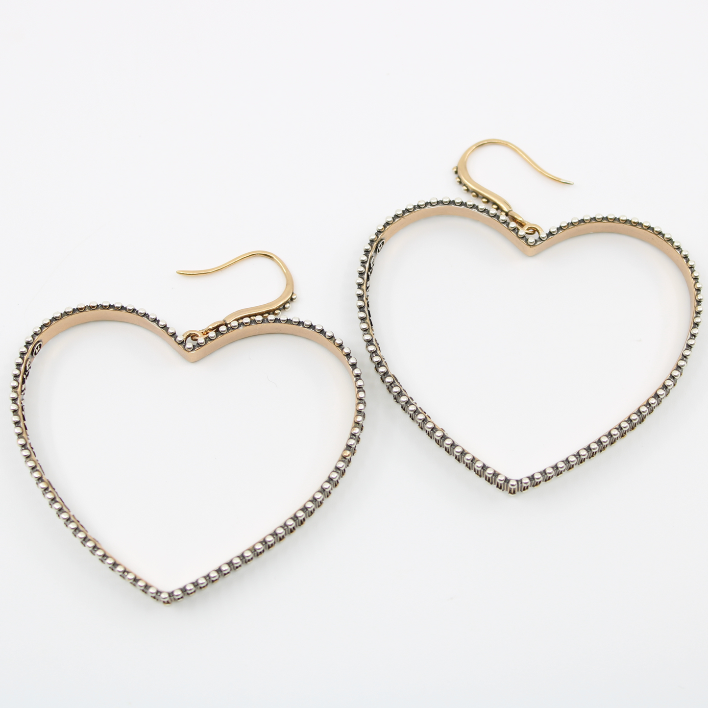 Love Always Open Heart Drop Earrings