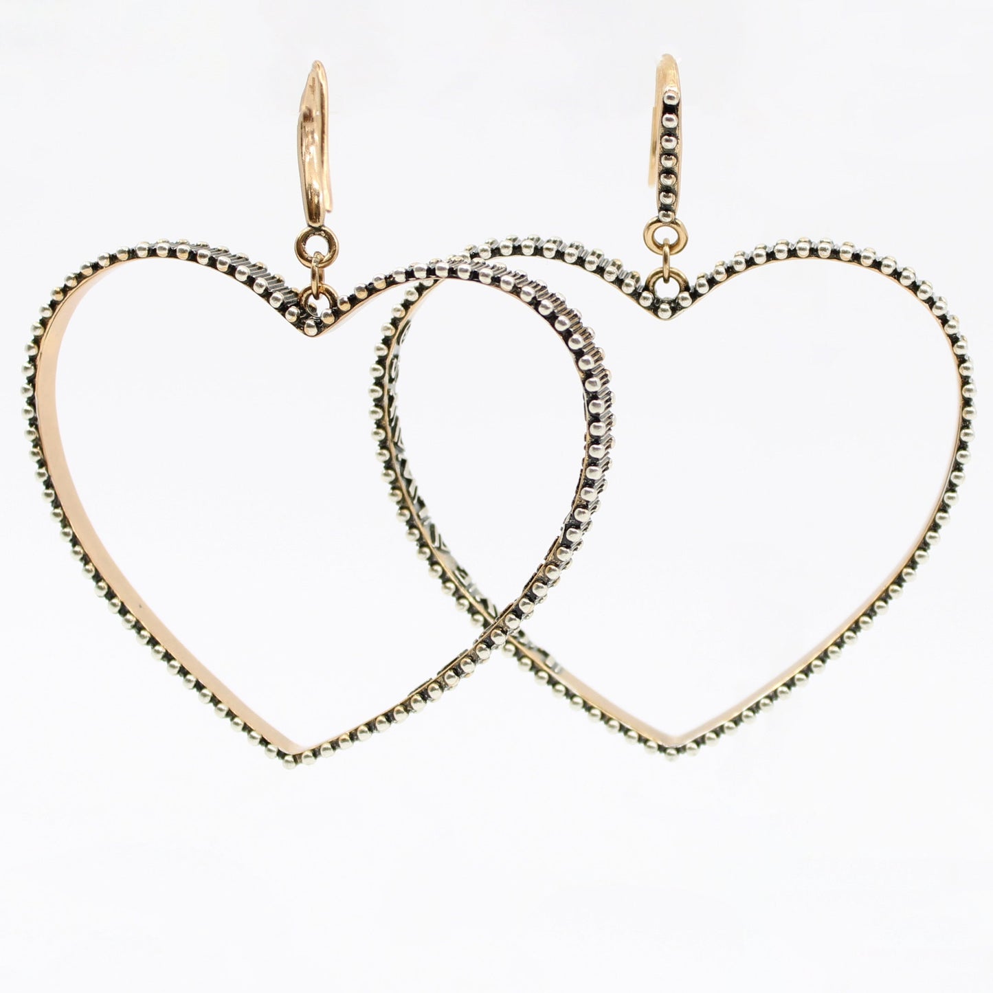 Love Always Open Heart Drop Earrings