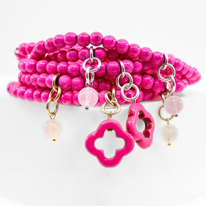 Howlite Wrap Bracelet/Necklace
