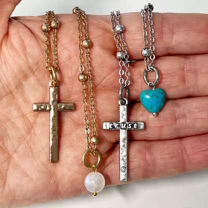 Trust Cross Dainty Necklace
