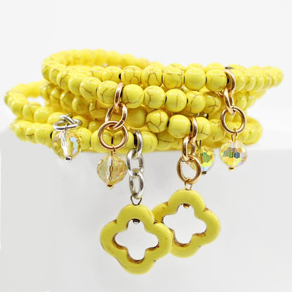 Howlite Wrap Bracelet/Necklace