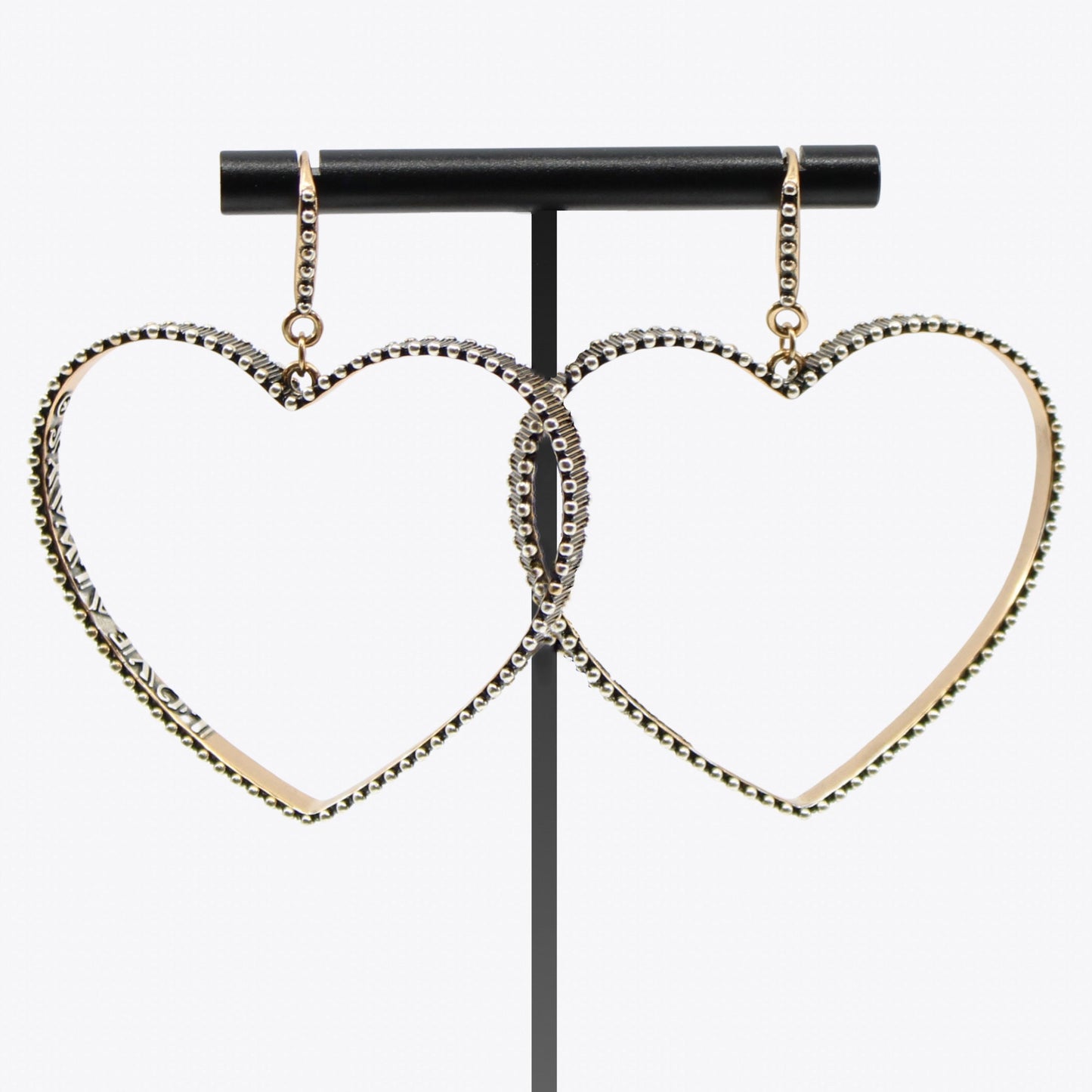Love Always Open Heart Drop Earrings