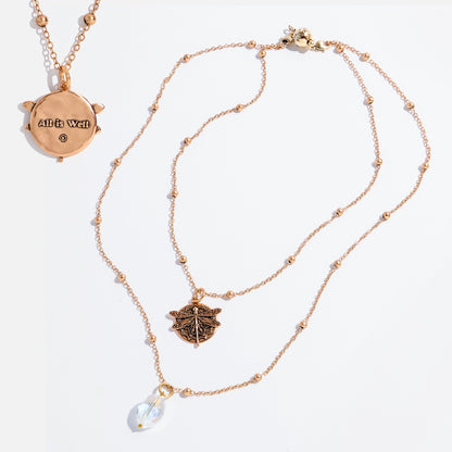 All Is Well Dragonfly Dainty Necklace