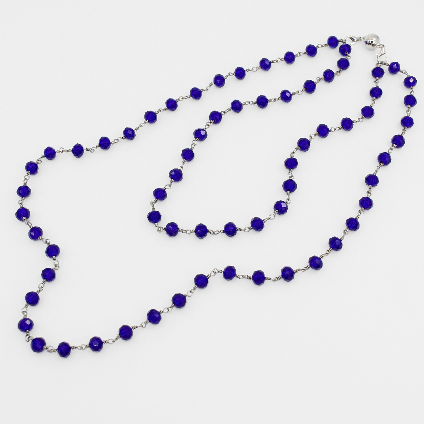 Crystal Rosary Layering Necklace