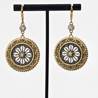 Dream Mandala Drop Earrings