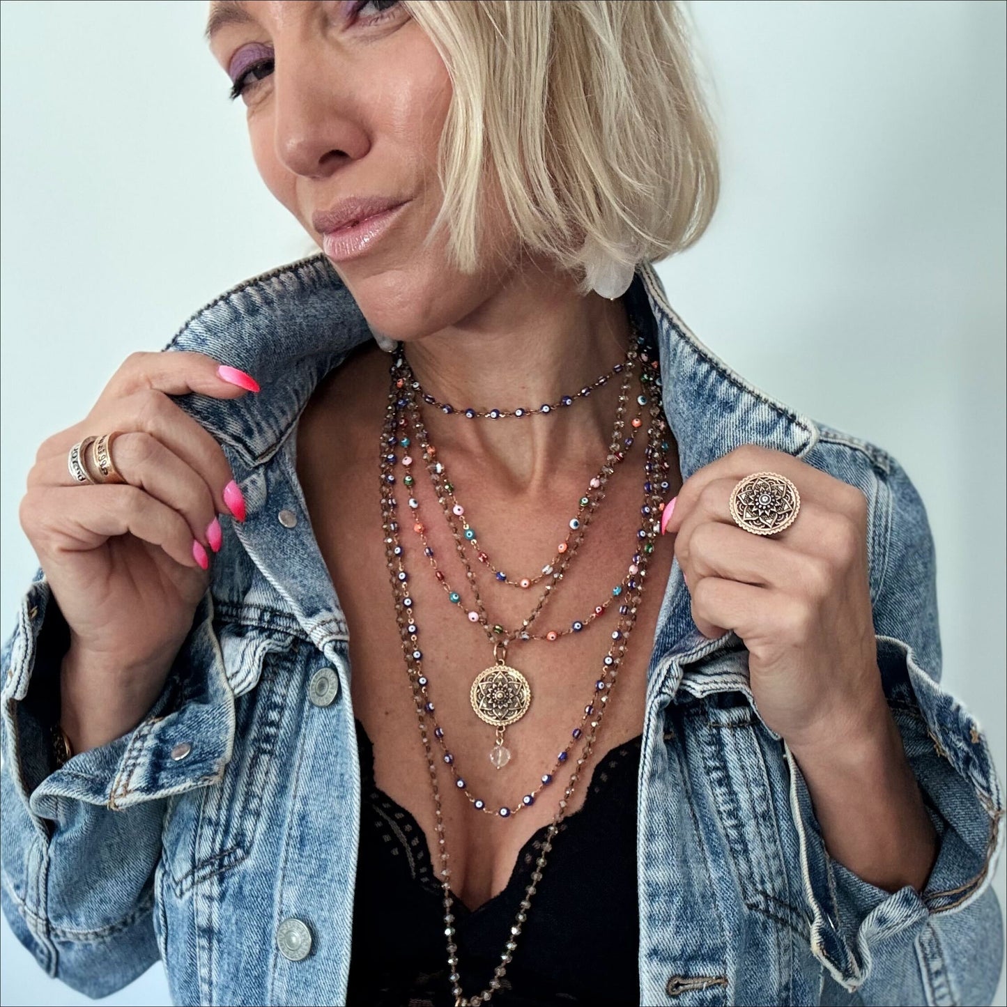 Evil Eye Layering Necklace