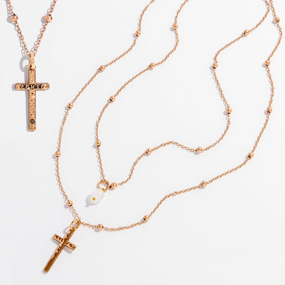 Trust Cross Dainty Necklace