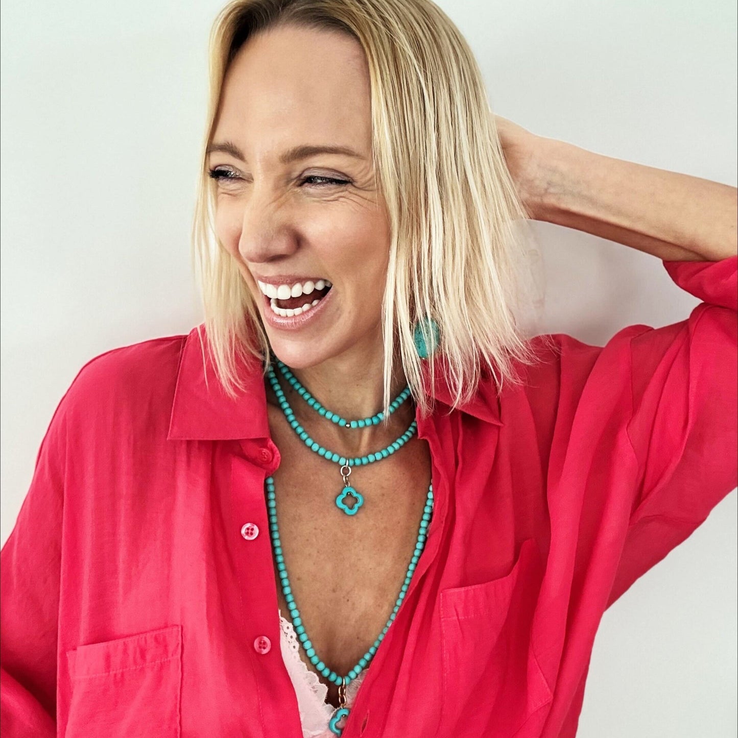 Howlite Wrap Bracelet/Necklace
