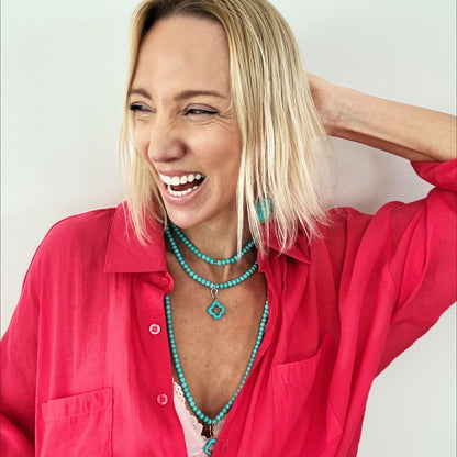 Howlite Wrap Bracelet/Necklace