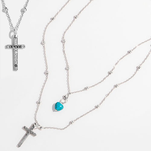 Trust Cross Dainty Necklace