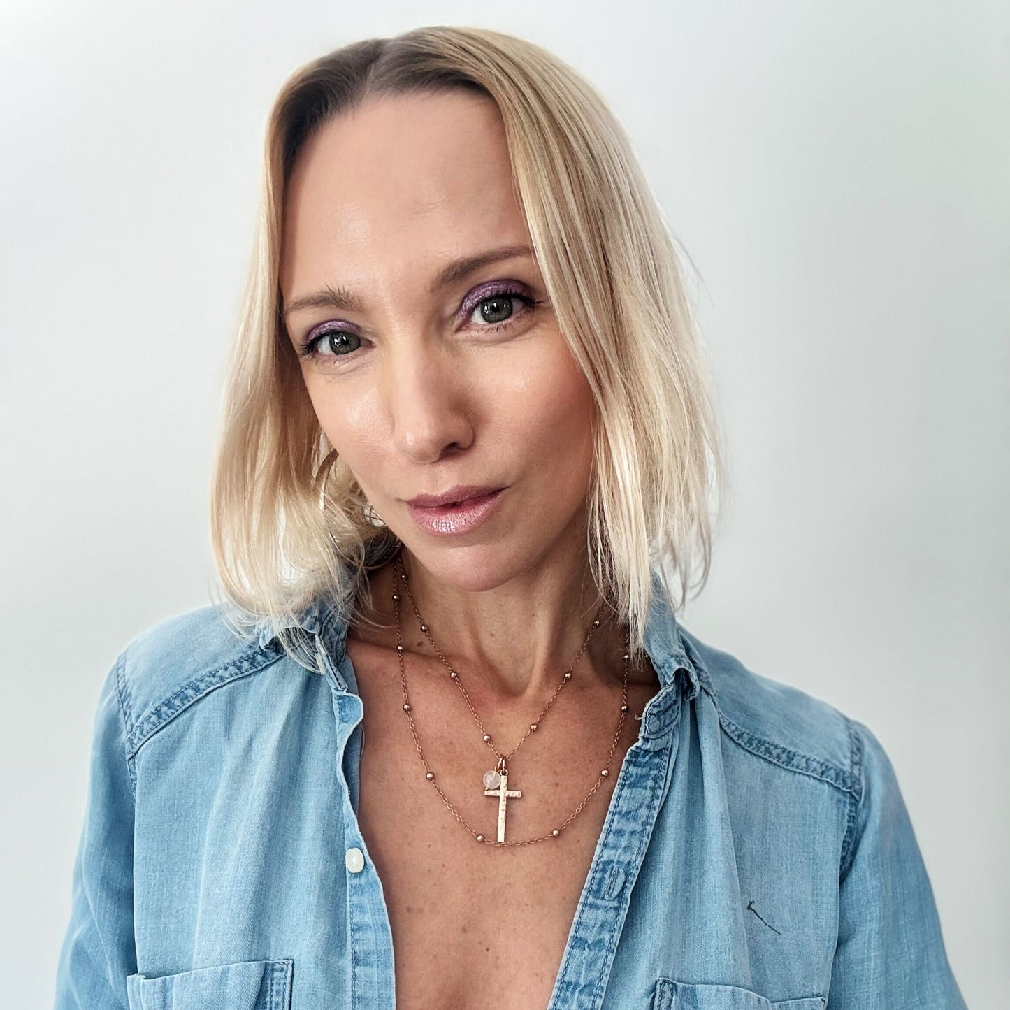 Trust Cross Dainty Necklace