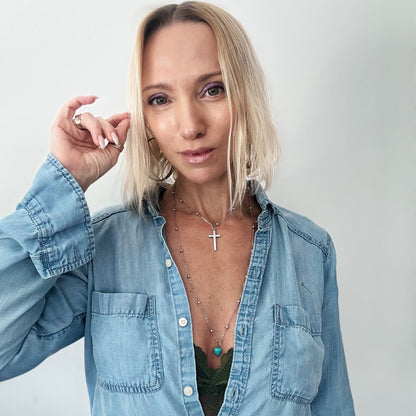 Trust Cross Dainty Necklace